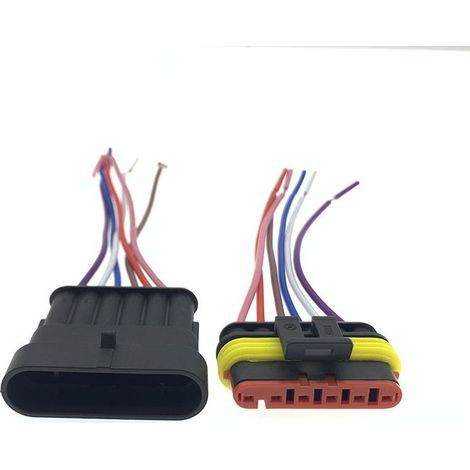 Câble de connexion étanche mâle/femelle pour automobile DJ7051-1.5-11/211.5, 2/3/4/5/6 fils – Paire étanche 6 fils