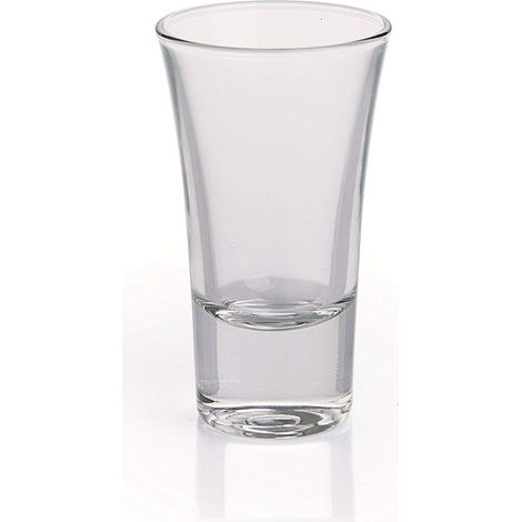 Lot de 6 verres à liqueur, verre pressé (1/2)