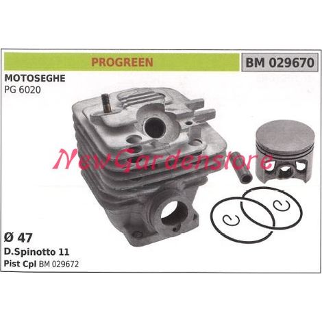 Segmentos de cilindro de pistón para motor de motosierra PROGREEN PG 6020 029670