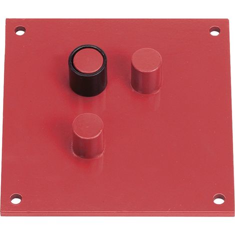 PIASTRA PIEGAFERRO cm 18 x 18 ø mm 16
