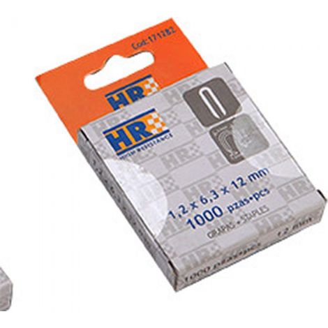 Boîte 1000 Agrafes Pour Câble 1,2x11x3x8mm ALYCO ORANGE