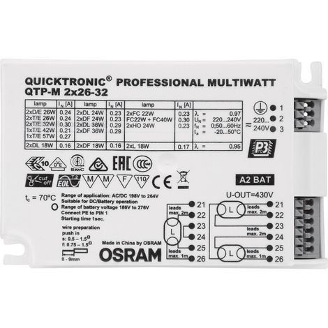 Boîte aux lettres Last Électronique Quicktronic Multiwatt 2x26-32 (1/5)