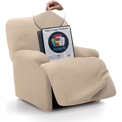 Housse élastique pour Fauteuil Relax Pieds Ensemble inclinable de 70 à 90 cm Housse de Fauteuil Rabattable Universelle Protecteur Tissu Jacquard Toucher Coton (1/5)