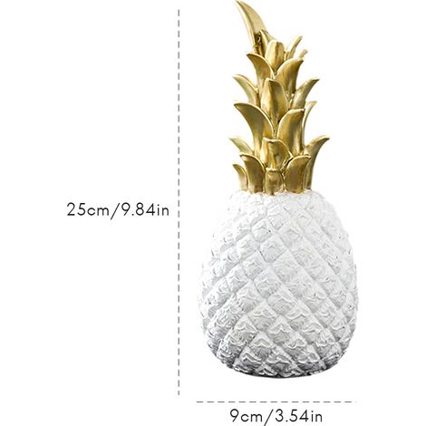 Décoration nordique moderne en résine ananas pour salon, cave à vin, fenêtre, bureau, décoration intérieure (1/5)