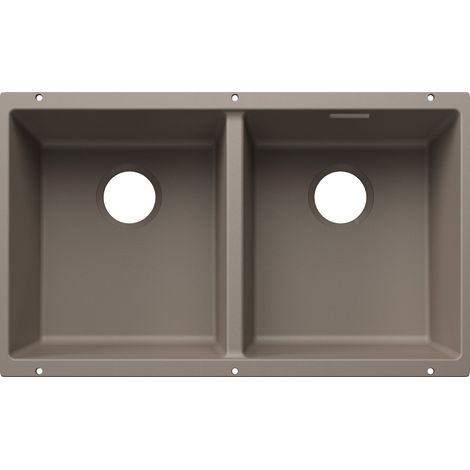 Blanco Subline 350/350 - Évier en silgranit, 76x46 cm, tartufo 527833