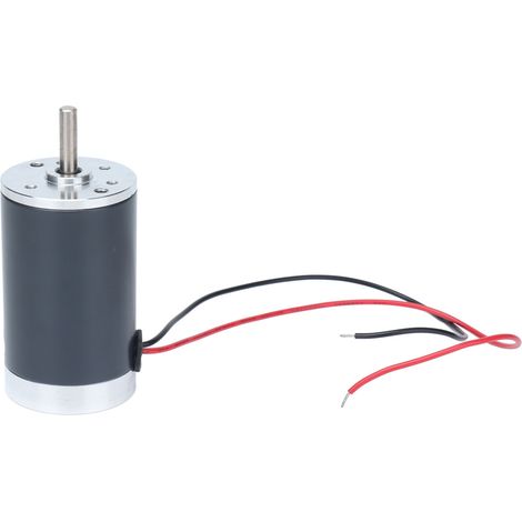 Mikro-Gleichstrommotor, Mini, klein, Hochgeschwindigkeit, Permanentmagnet, 2 Kugellager, ZYTD38SRZR (24 V, 3000 U/min) (1/5)