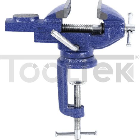 MORSA DA BANCO BASE GIREVOLE 60mm FISSAGGIO A MORSETTO (1/3)