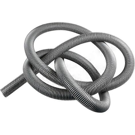 Tuyau d'aspirateur gris de 40 mm de diamètre et de 1 m de longueur, compatible avec la plupart des aspirateurs. (1/4)