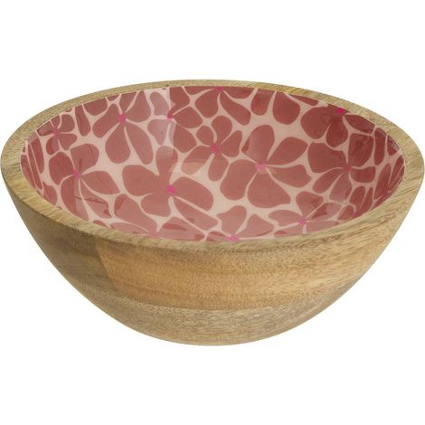 Insalatiera inaya d19cm in terracotta e mango - Atmosphera créateur d'intérieur