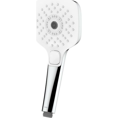 Douchette 110 mm, angulaire, 3 modes de jet blanc / chrome TOTO