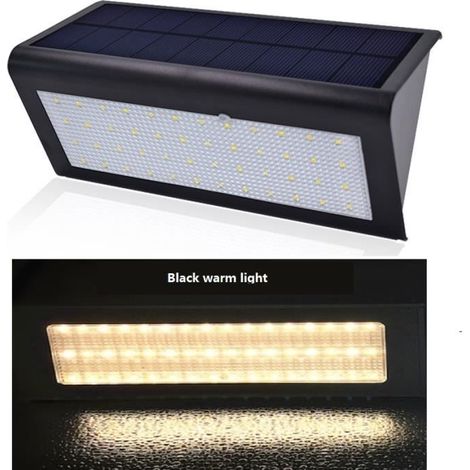 Lumière Solaire - Non spécifié - 800lm - 48 LED - Sans Fil - Extérieur Jardin