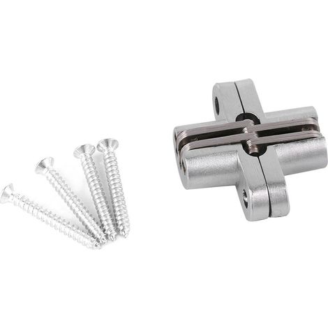 Charnières Invisibles pour Portes Pliantes en Alliage de Zinc à 180 Degrés (43.7mm) (1/5)