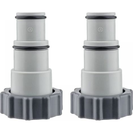 Pool hose adapter, 2 pieces pool connectors, male thread adapter for pool drain pumps – A-Series (1/4)