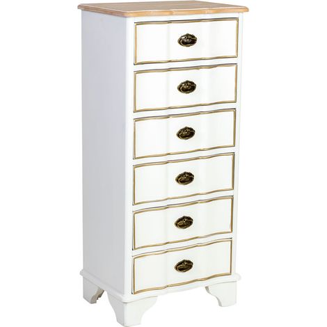 Sinfonier de Madera de 6 cajones 50x35x110h cm (1/5)