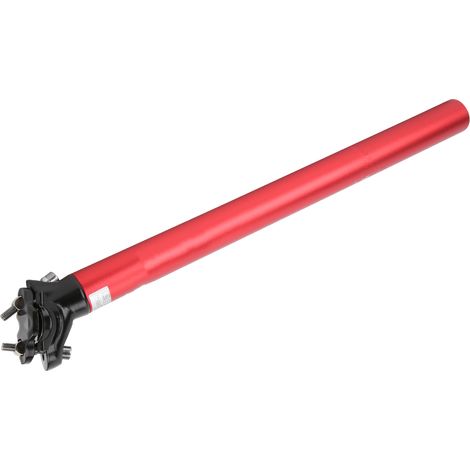 Tige de selle de VTT LUNJE réglable en alliage d'aluminium 30,9 x 400 mm rouge