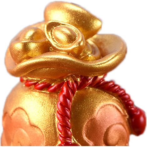 Rat porte-bonheur, souris, lingot d'or, petite figurine animale en résine, bijoux succulentes, objets décoratifs en résine, sac nuage porte-bonheur