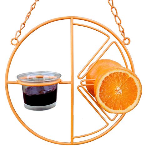 Automatischer Vogelfutterspender Clementine Oriole Feeder, orange (1/4)