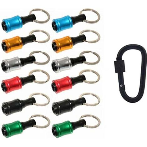[JAMAIS UTILISÉ]Ensemble de 12 pièces comprenant des porte-embouts de 6,35 mm (1/4 pouce) et des porte-embouts pour tournevis à percussion à six pans creux, des rallonges pour clés, un système de déga