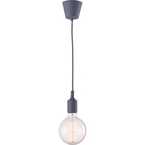 Lampada da soffitto a vite - Lampada a sospensione - Axel Grigio