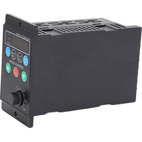 Convertisseur d'inverseur de contrôle de vitesse de moteur triphasé à entraînement à fréquence Variable 750W 4A 1PH entrée 176-264V 3PH sortie 0-220V (1/5)
