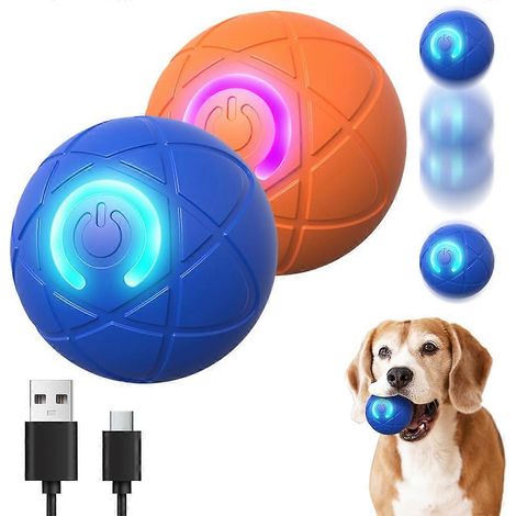 Neuer Shaky Dog Ball (2025), wiederaufladbares interaktives Bewegungsspielzeug per USB, automatischer Schüttel- und Rollball für kleine, mittlere und große Hunde