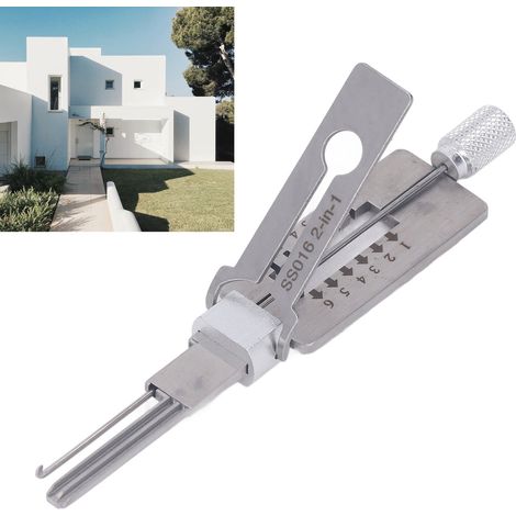 SS016 2-in-1 Waferlock-Entschlüsselungs- und Aufnahmeset (Handwerkzeug und Haken enthalten) (1/5)