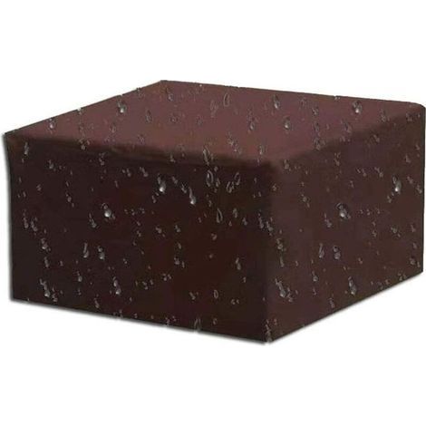 GENERIC-Housse De Meuble, Housse De Protection pour Mobilier De Jardin Imperméable Au Vent Housse Mobilier À Toute Épreuve 210D Oxford Tissu Grand Jardin De Table - Marron,180x120x70cm (1/5)