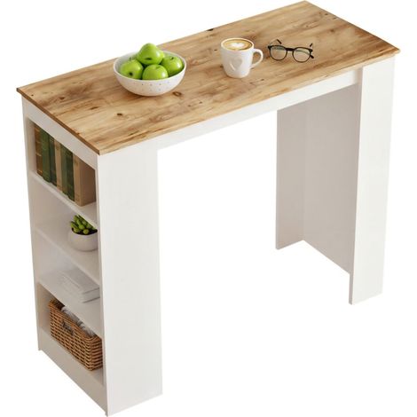Tavolo Fisso Pontebba, 2 Posti, Forma Rettangolare, 51.6x120x101.8h cm Bianco