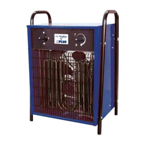 Splus - Aérotherme électrique 4,5 / 9,0 kW Tri 400V 37°C max. - ELP 9.1 (1/2)