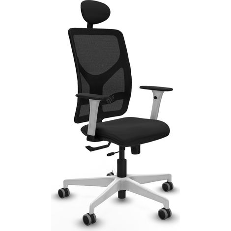 Sedia da ufficio piqueras y crespo ergonomica nera rete (1/2)