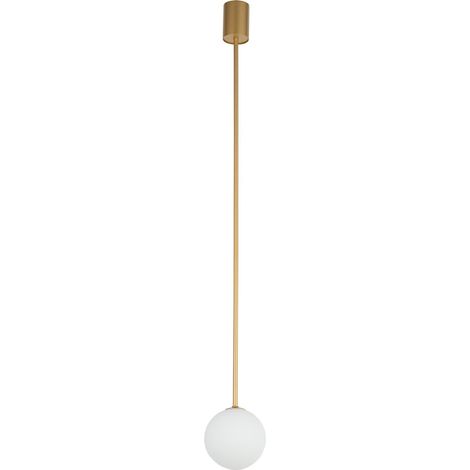 Herzförmige Hängelampe M gold 1xG9 (1/5)