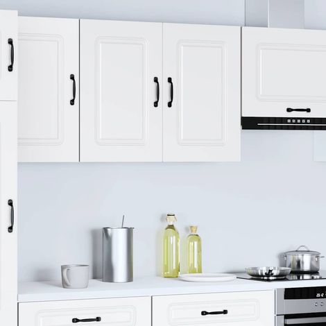 vidaXL Kitchen Wall Cabinet "Kalmar" White Engineered Wood (1/5)
