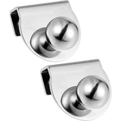 Poignée de porte en verre brillant, 2 pièces (1/3)