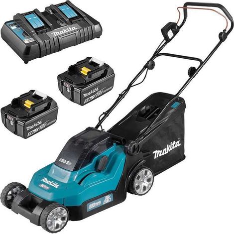 Tondeuse à gazon MAKITA DLM382PT2 38cm 2x18V (1/5)
