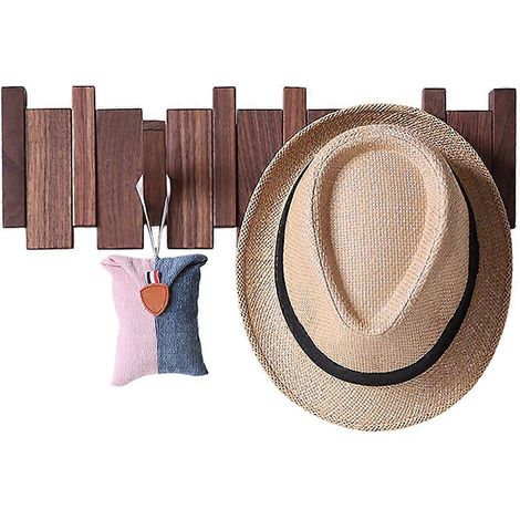 Porte-manteau mural, porte-chapeaux, porte-clés, porte-sacs, porte-manteau d'entrée, meuble de décoration intérieure A (1/5)