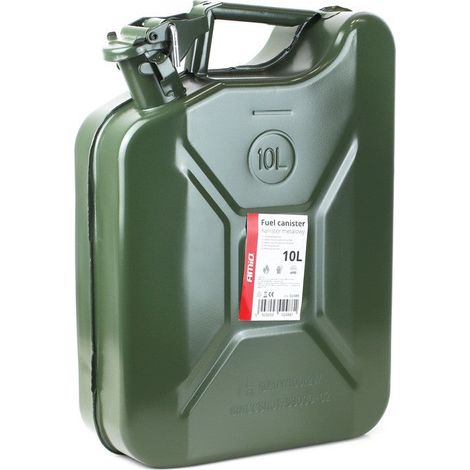 Bidon de carburant métallique 10L AMIO-02488 (1/4)