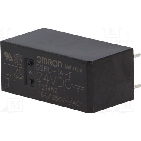 Rele 24vdc 16a/250v 1cto. Abierto En Reposo Omron G2rl-1a-e-24dc