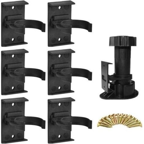 20 PCS Clip de Fixation Pied Meuble 28 mm à 32 mm Clip de Plinthe Cuisine Clip pour Plinthe a Visser Clip de Planche de Coup de Pied Clip de Fixation pour Plinthe Cuisine avec 40 Vis (1/5)