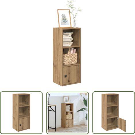 vidaXL Bücherregal Artisan-Eiche 31x24x77 cm Holzwerkstoff (1/5)