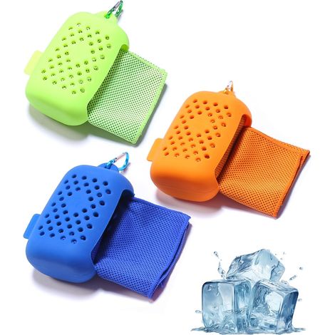 Kühlendes Handtuch, Mikrofaserhandtuch, Sporthandtuch, schnelltrocknendes Kühlhandtuch für Sport, Reisen, Strand, Camping usw. (1/5)