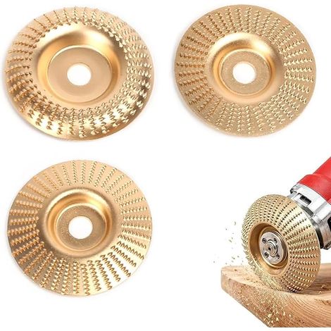 Set di 3 dischi abrasivi per legno, dischi abrasivi per smerigliatrice angolare, disco per legno da 125 mm per Flex, acciaio ad alto tenore di carbonio, set di dischi per legno per tagliare e sagomare (1/5)