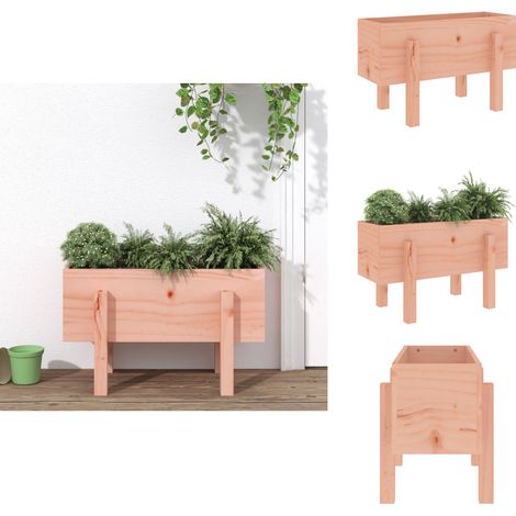 Jardinière 62x30x38 cm bois massif douglas - Jardinier - Pot De Fleurs - Bac À Plantation - Extérieur - Bois (1/5)