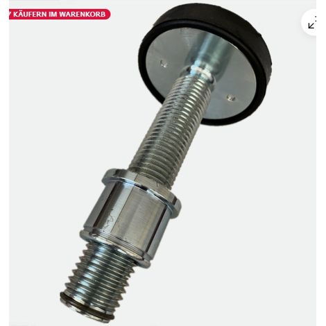 1 Support de bras, rotatif, fixation universelle 50 mm, acier 45, caoutchouc, pour plateforme élévatrice (1/5)