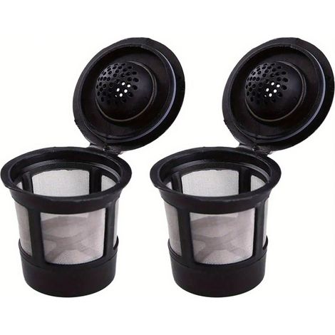 Filtre réutilisable pour machine à espresso : en plastique durable, installation simple, remplacement économique. (1/4)