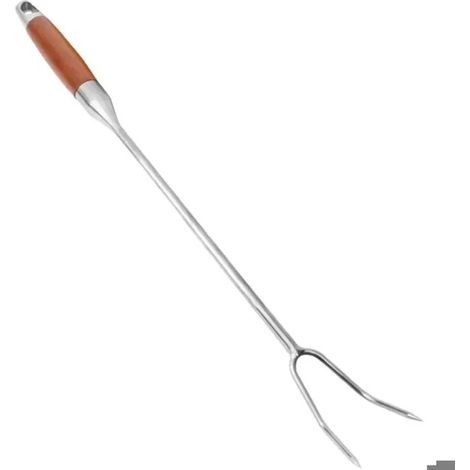 Fourchette à viande en acier inoxydable, fourchette à découper la viande, outil de cuisine professionnel à double fourchette (1/5)