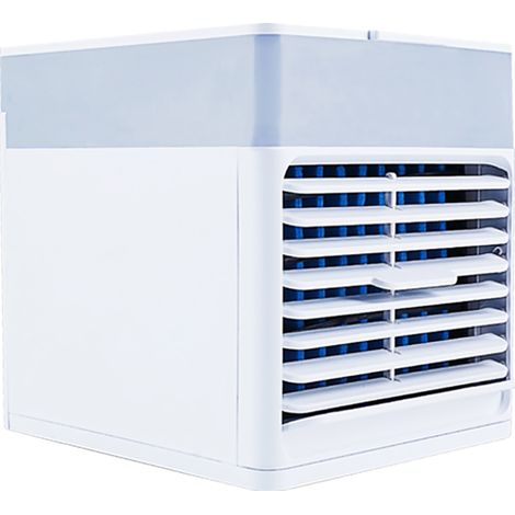 Refroidisseur Air Bureau 500 ml – Mini avec Brumisation – Ventilateur Climatisation 3 Vitesses – Alimentation USB – Silencieux – Pour Maison, Salon, Bureau (1/5)