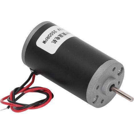 12-V-Gleichstrommotor, 3500 U/min, variable Drehzahl, Rechts-/Linkslauf, Elektromotor für Heizstrahler (1/5)
