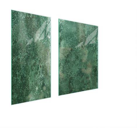 GLASSCHUTZPLATTE 75x52 TÜRKIS (1/5)