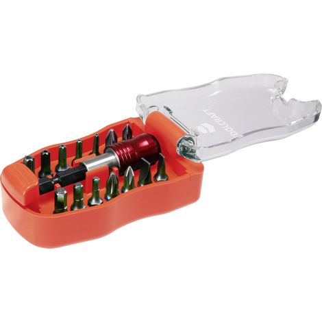 TOOLCRAFT TO-6623460 Bit-Set 15teilig Kreuzschlitz Phillips, Kreuzschlitz Pozidriv, Innen-Sechskant (1/5)