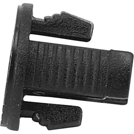 200 LED-Fassungen, elektronisches Bauteil, Zubehör, Diodenhalter, Kunststoff, schwarz, 5 mm (1/5)